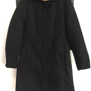 Elie Tahari black wool coat